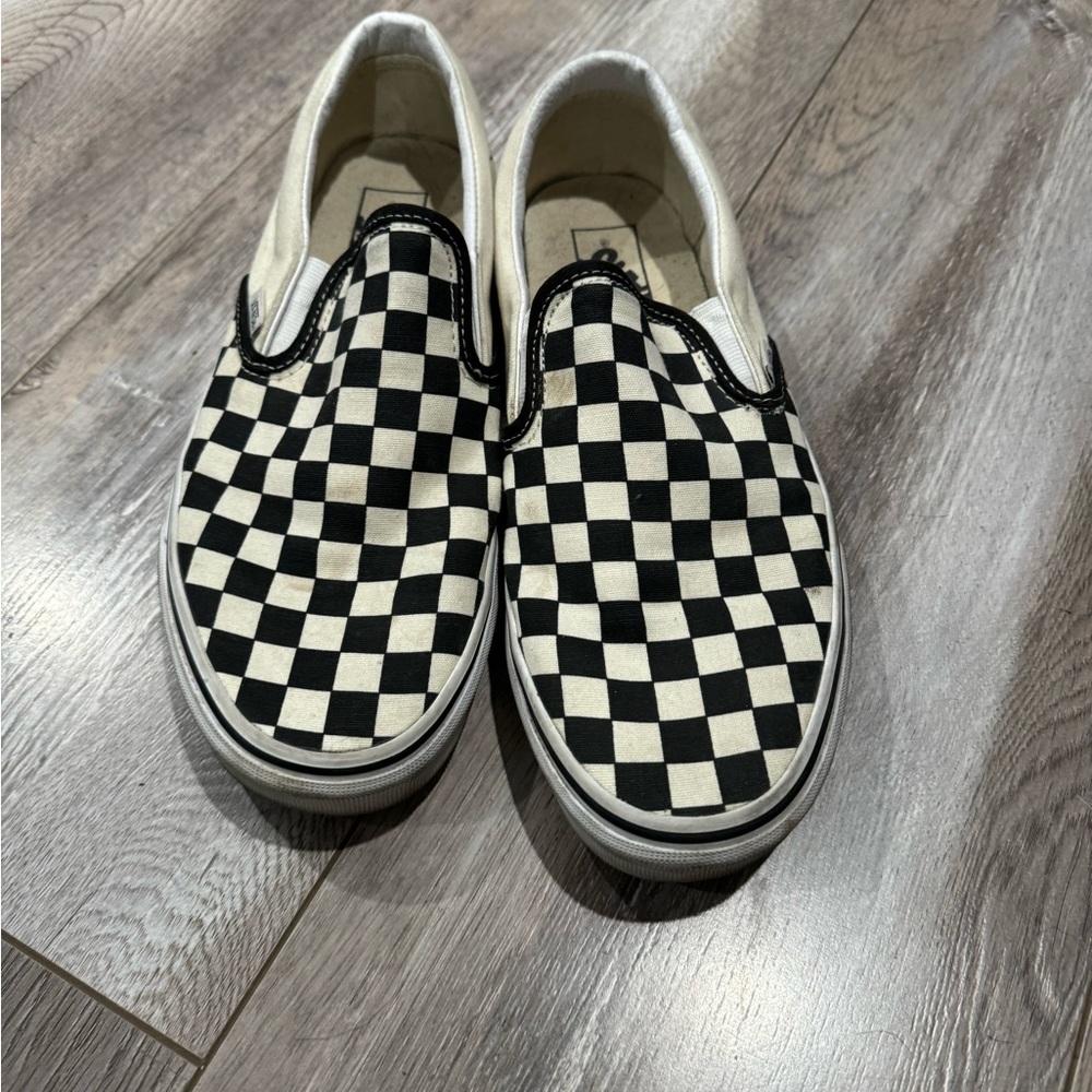 Checkered Vans